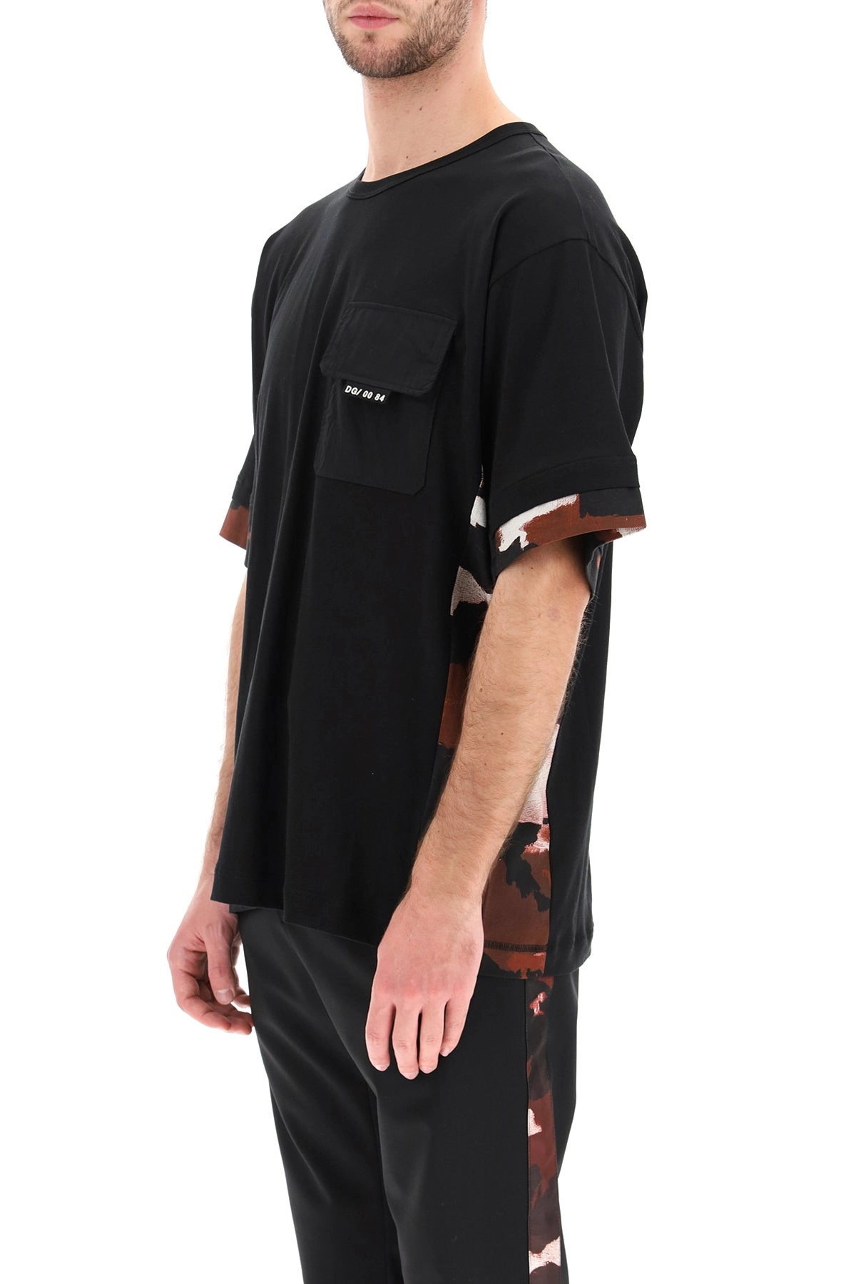 Dolce & Gabbana Camouflage Trim T-Shirt