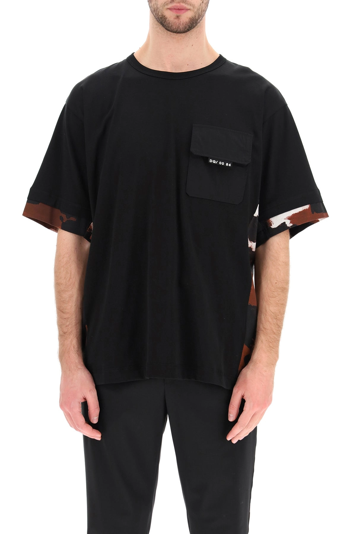 Dolce & Gabbana Camouflage Trim T-Shirt