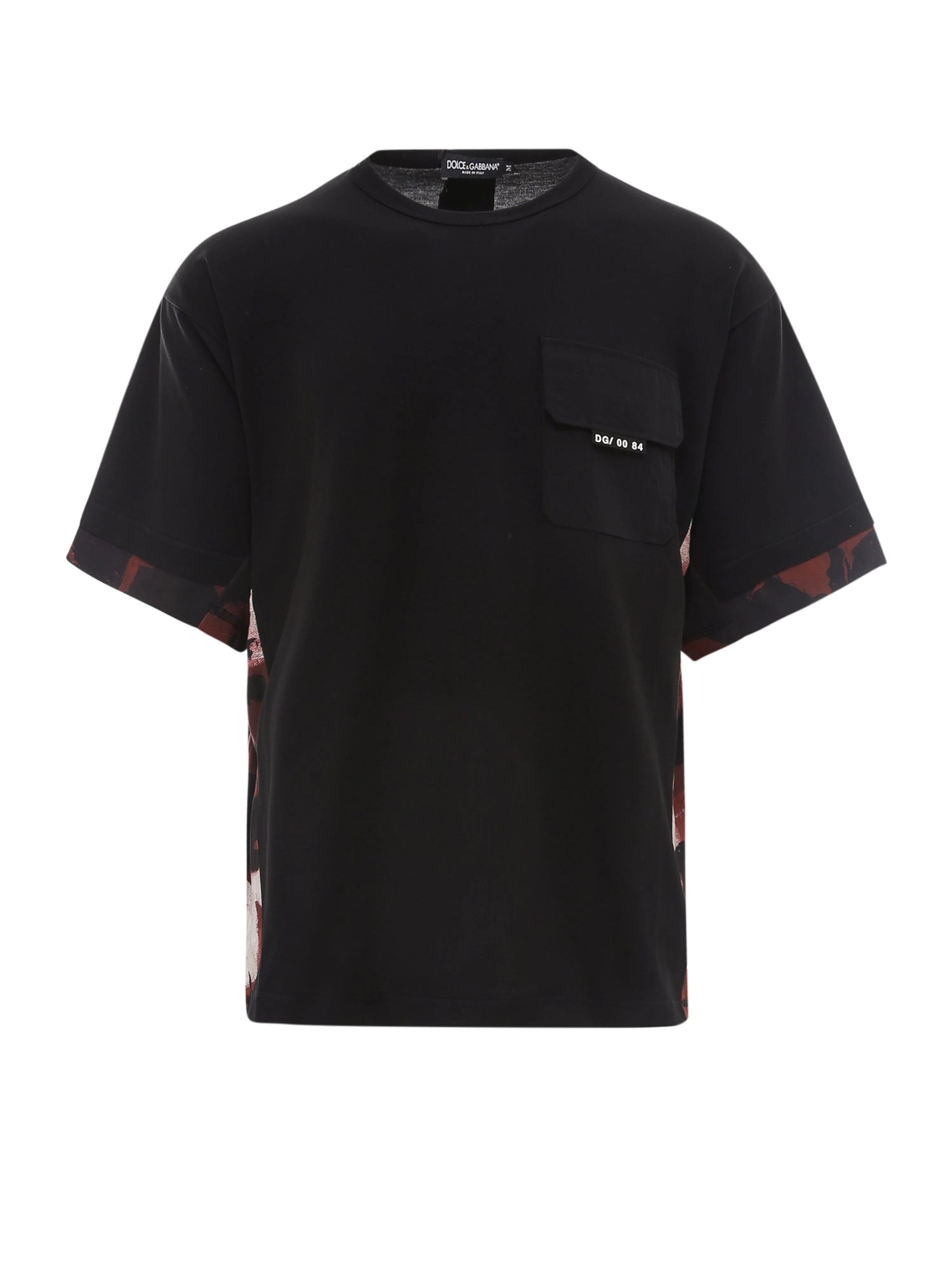 Dolce & Gabbana Camouflage Trim T-Shirt