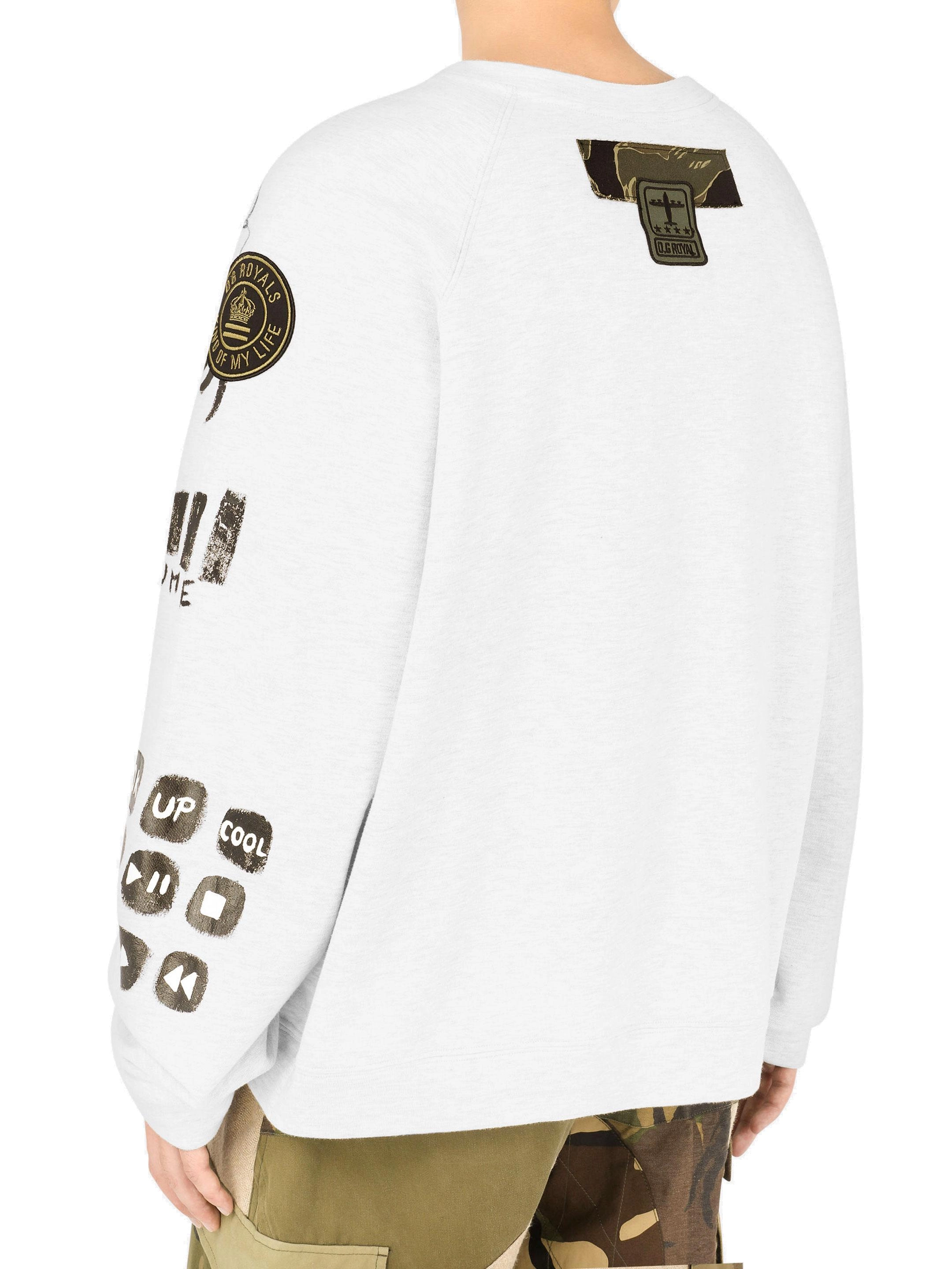 Dolce & Gabbana DG Sport Graphic Print Crewneck Sweatshirt