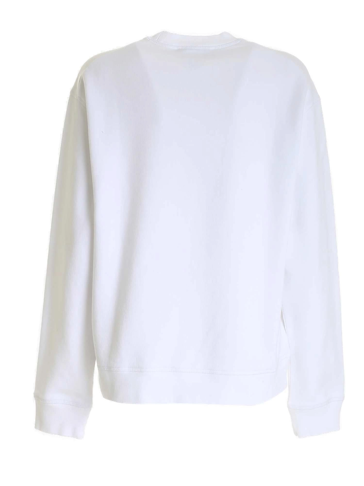 Dsquared2 Graphic Logo Print Crewneck Sweater