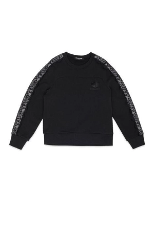 Dsquared2 Kids Lace-Trimmed Crewneck Sweatshirt
