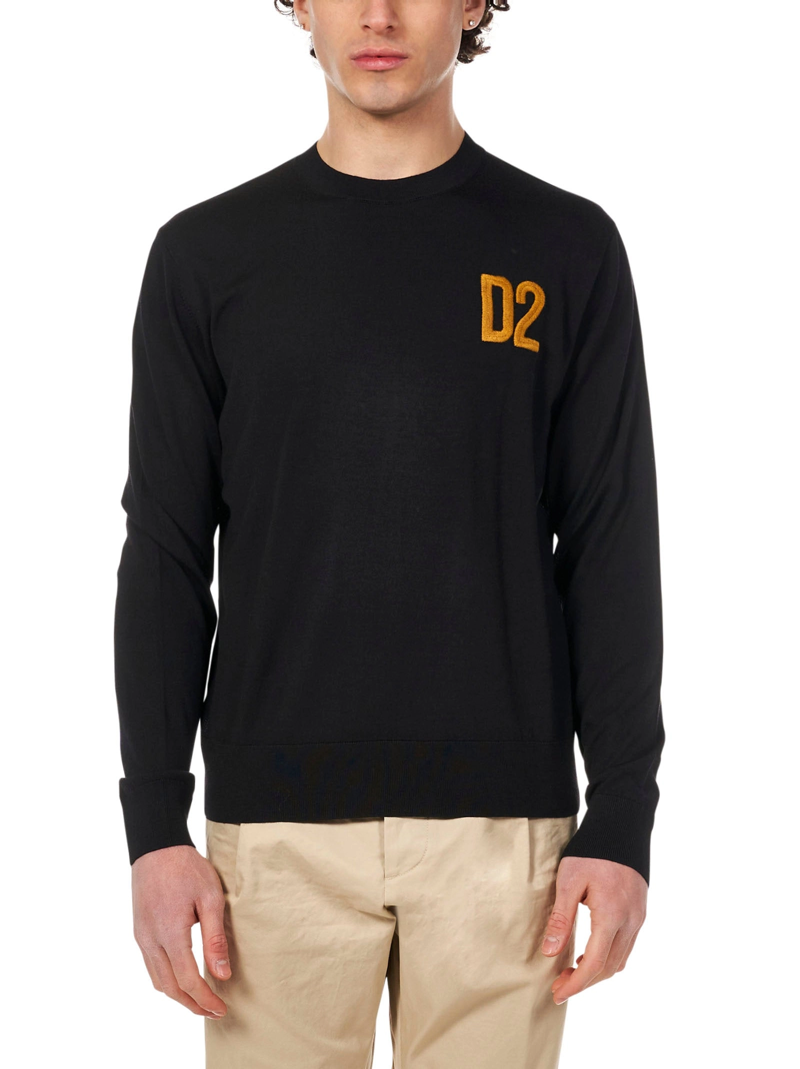 Dsquared2 Logo Embroidered Crewneck Jumper