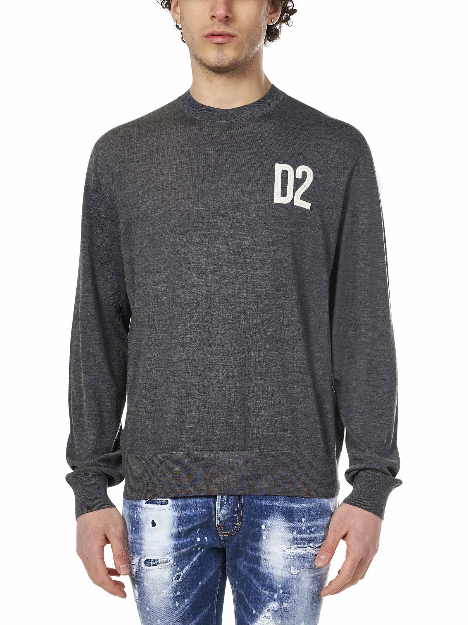 Dsquared2 Logo Embroidered Crewneck Jumper