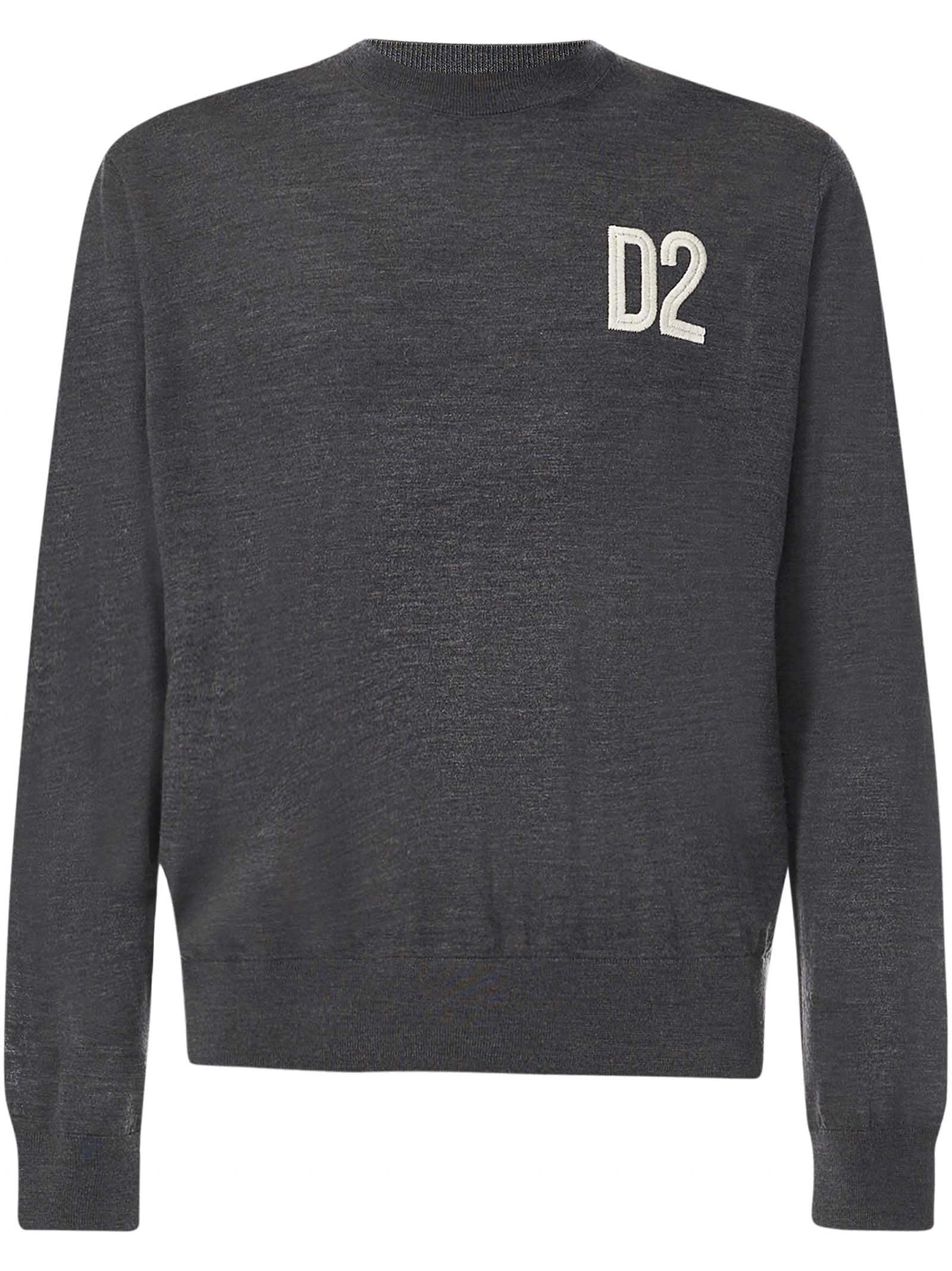 Dsquared2 Logo Embroidered Crewneck Jumper