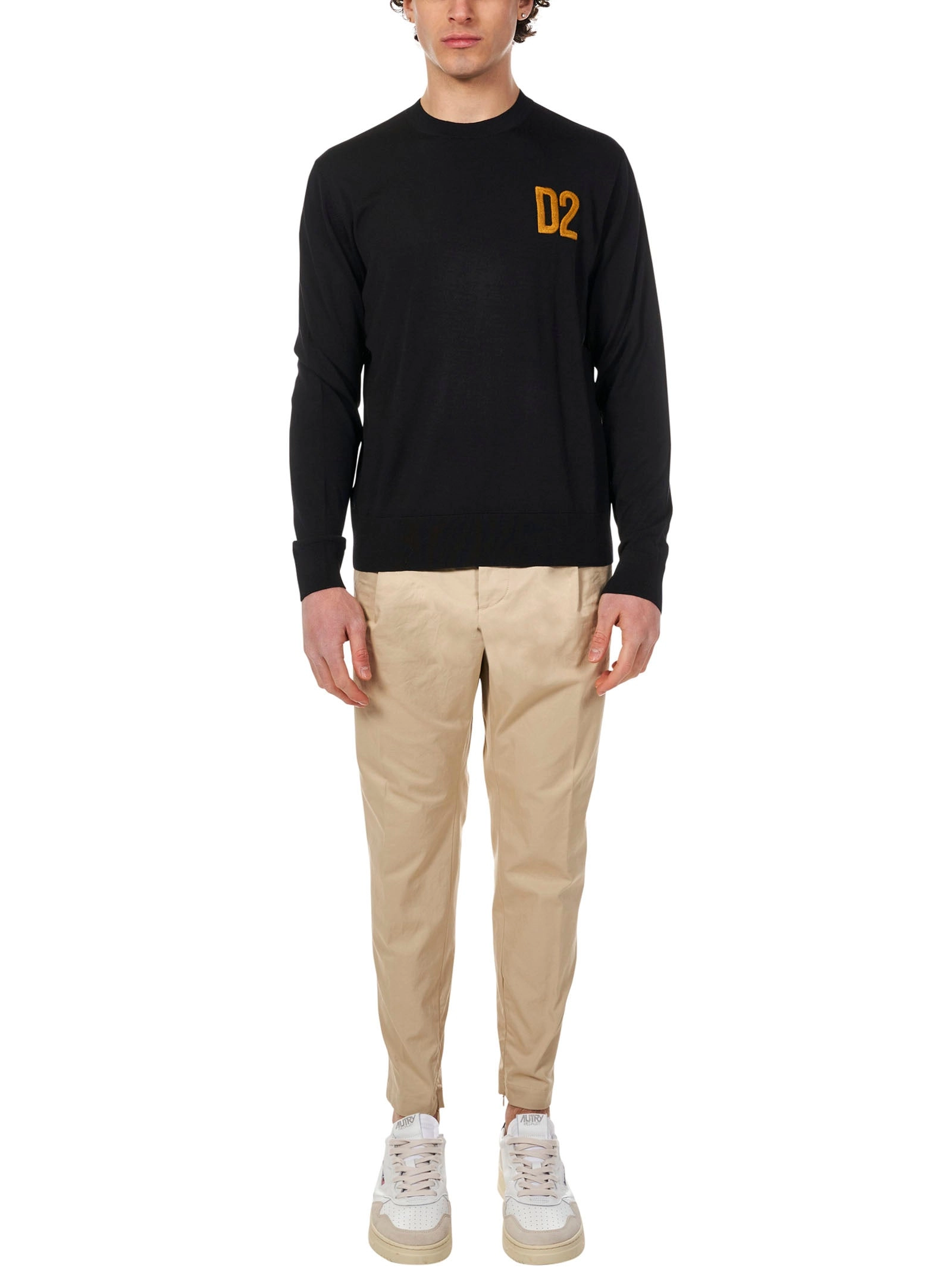 Dsquared2 Logo Embroidered Crewneck Jumper