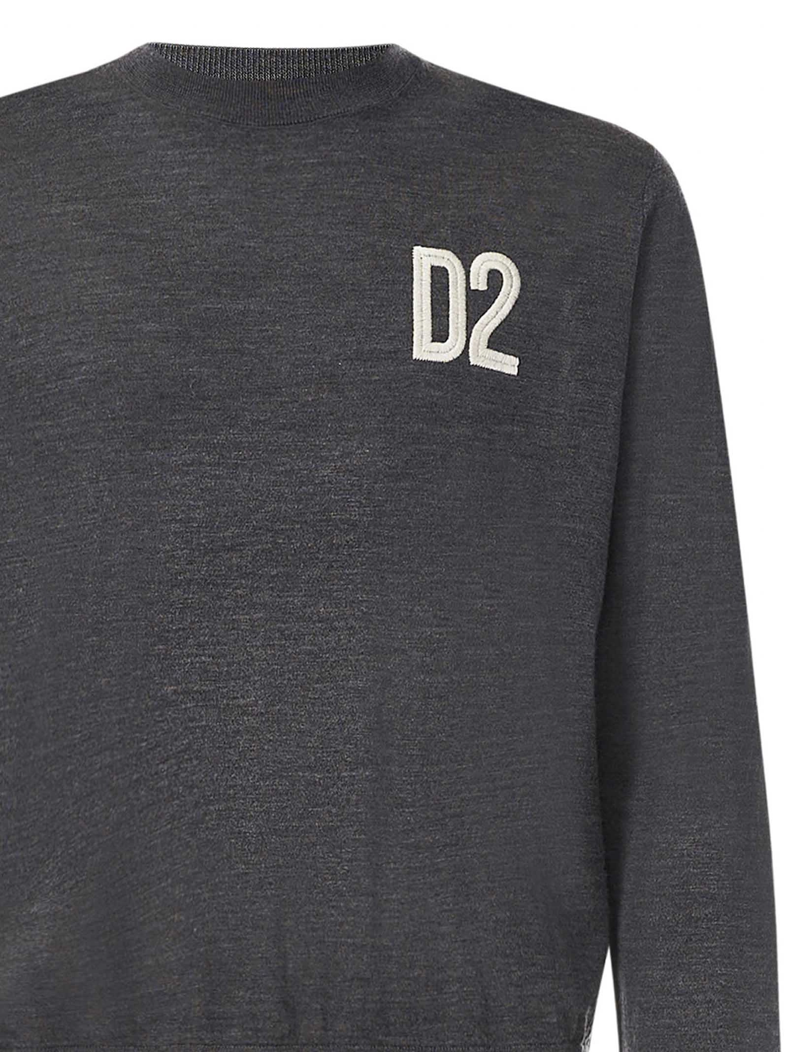 Dsquared2 Logo Embroidered Crewneck Jumper