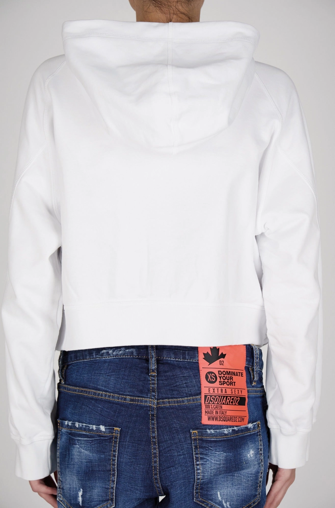 Dsquared2 Logo Printed Drawstring Hoodie