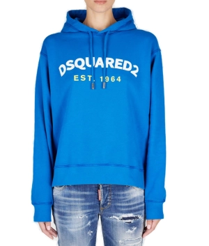 Dsquared2 Logo Printed Drawstring Hoodie