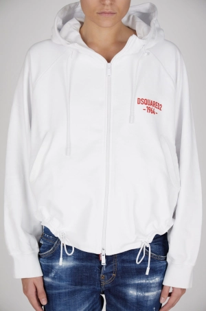 Dsquared2 Logo Printed Drawstring Hoodie