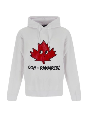 Dsquared2 Logo Printed Hoodie