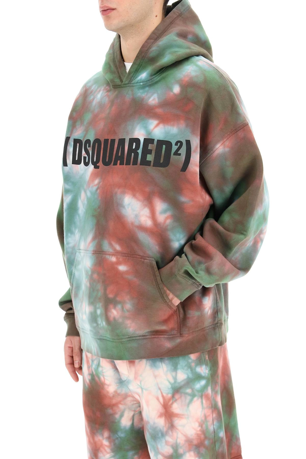 Dsquared2 Tie-Dye Printed Hoodie