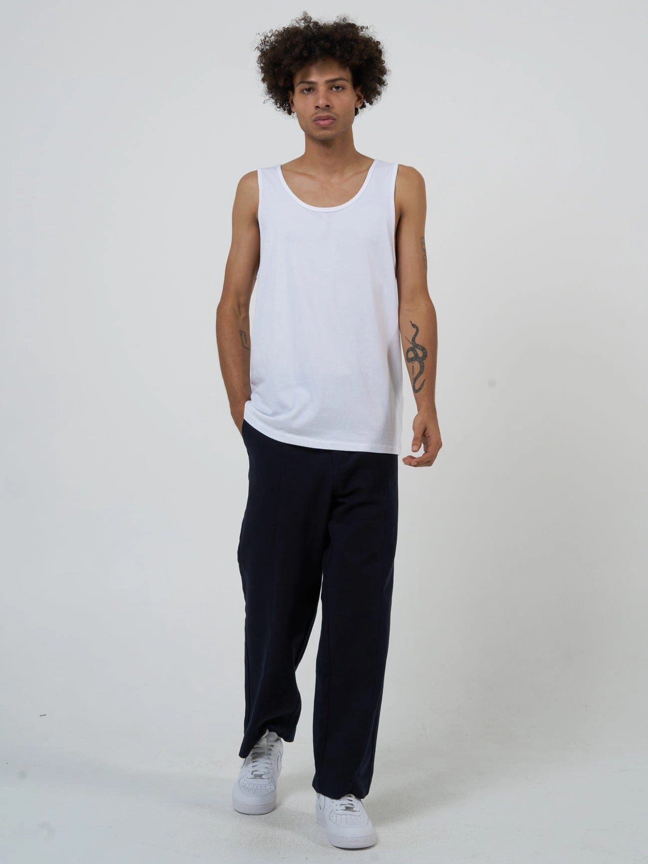 Endless Merch Fit Tank - White