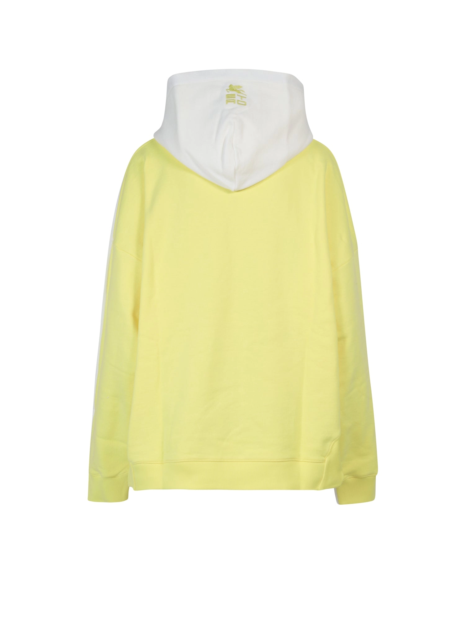 Etro Logo Print Color-Block Drawstring Hoodie