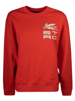 Etro Logo Printed Crewneck Sweatshirt