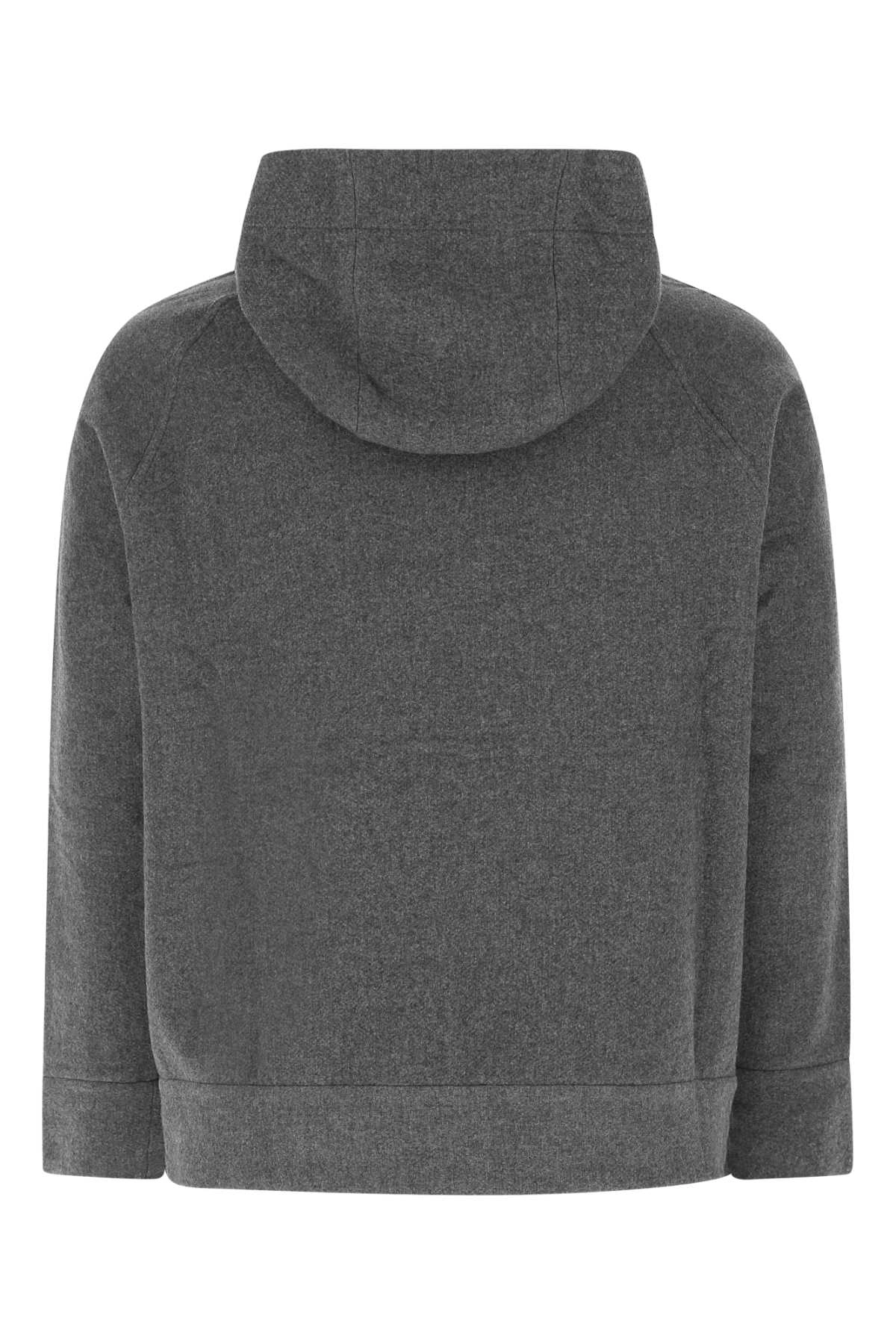 Fendi Drawstring Jersey Hoodie