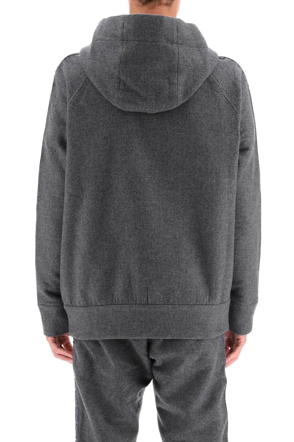 Fendi Drawstring Jersey Hoodie