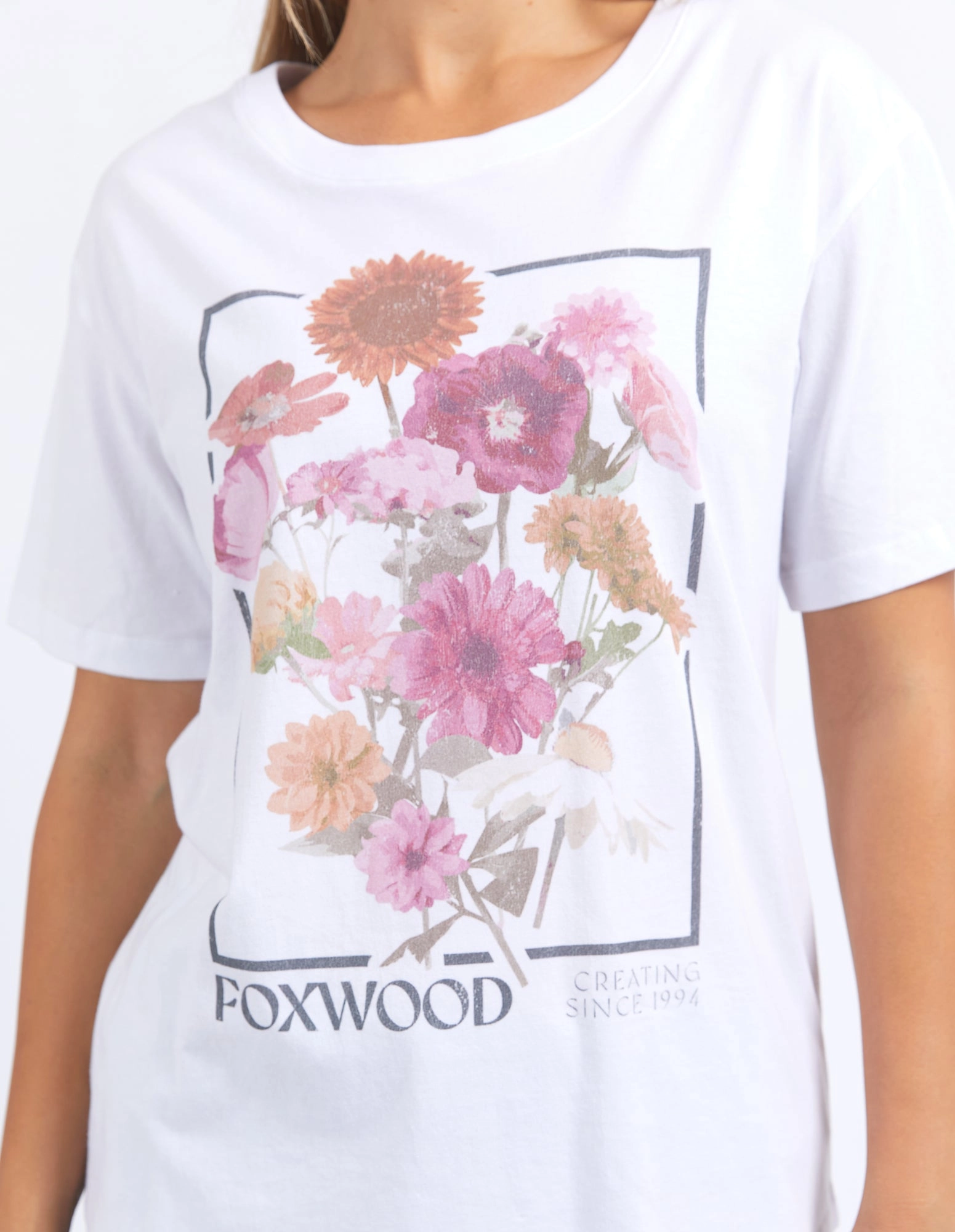 Foxwood In Bloom Tee White