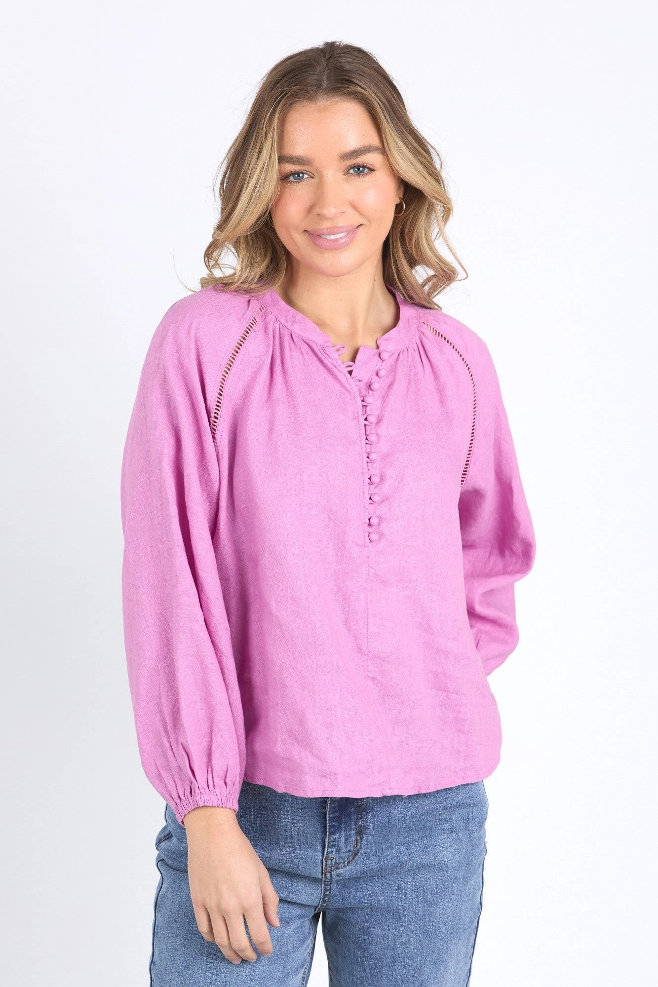 Foxwood Sardinia Blouse Fuchsia