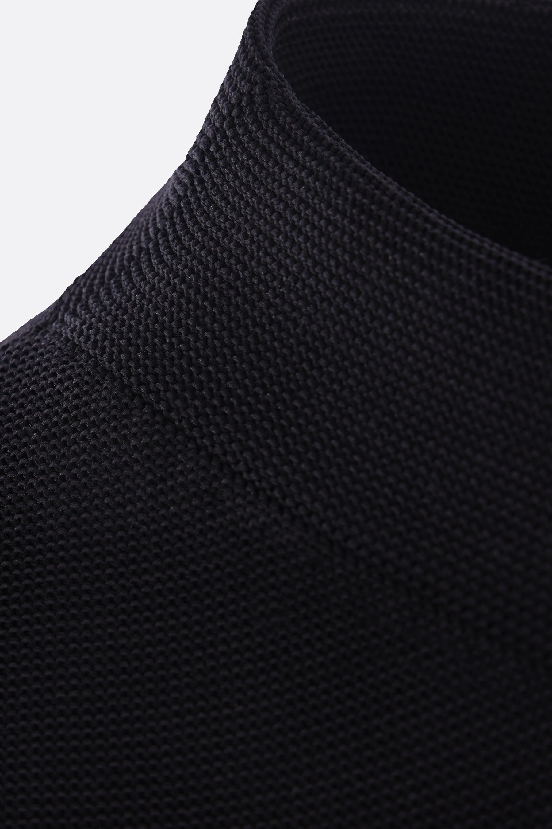 garter mockneck t-shirt
