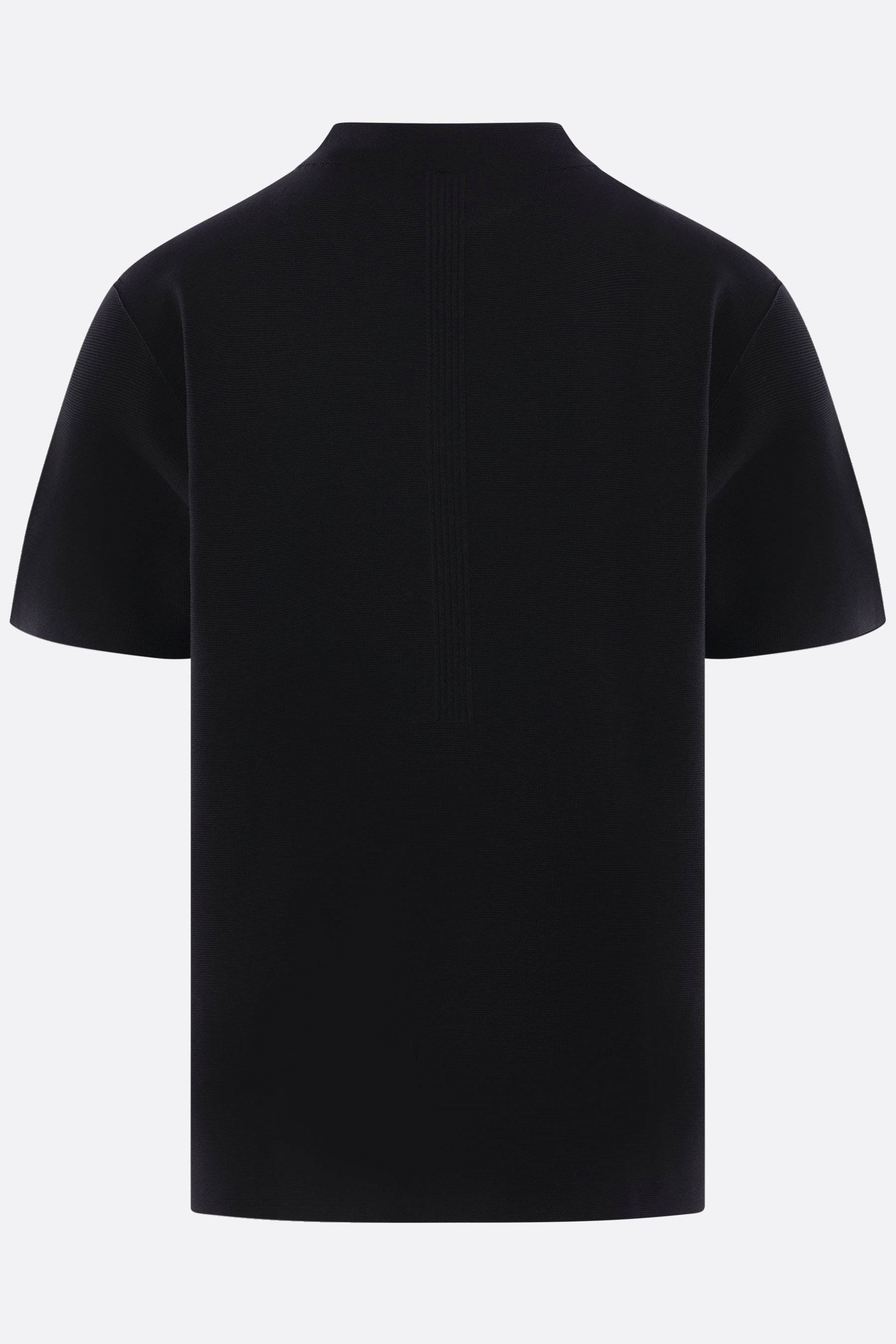 garter mockneck t-shirt