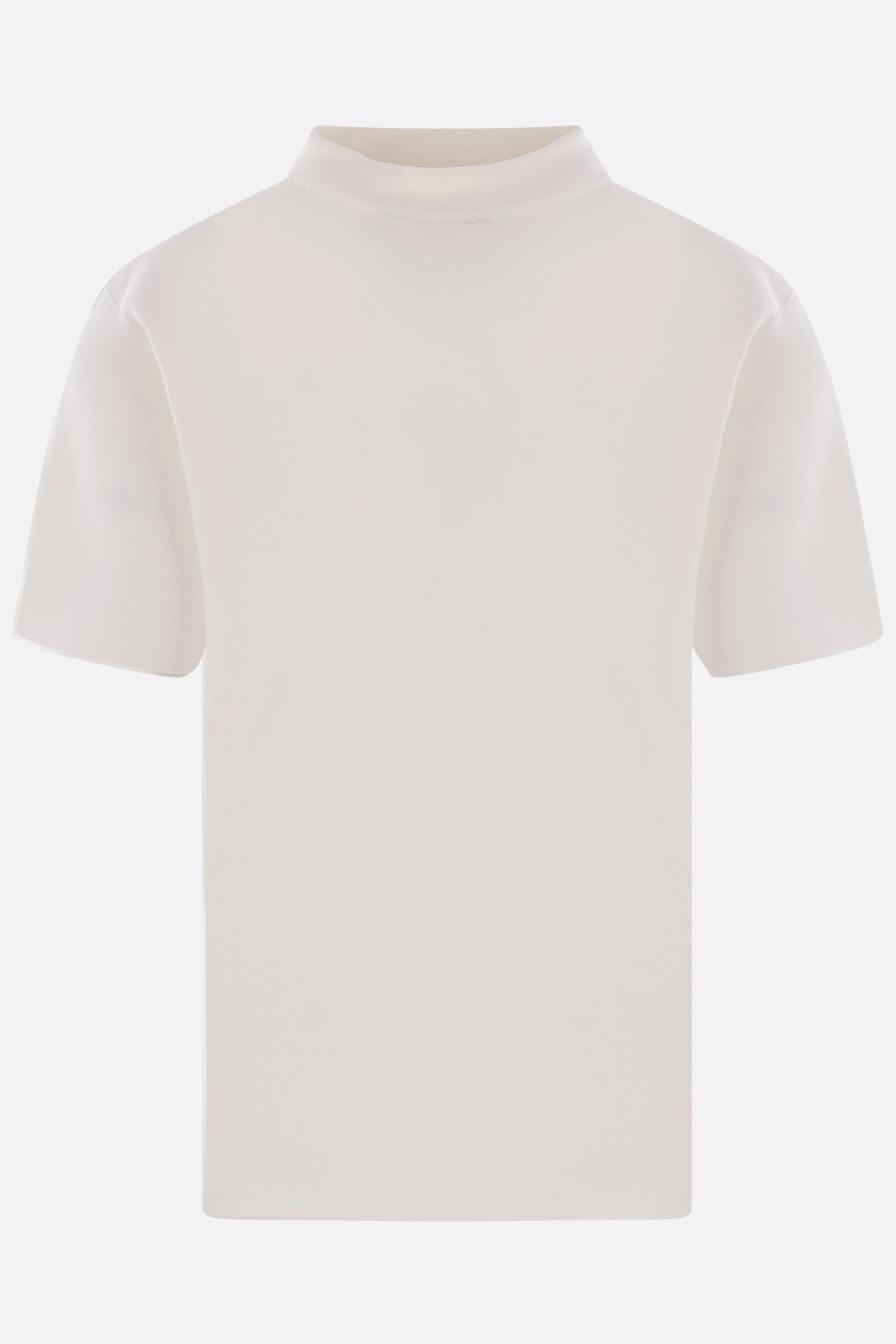 garter mockneck t-shirt