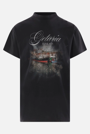 Getaria print cotton oversized t-shirt