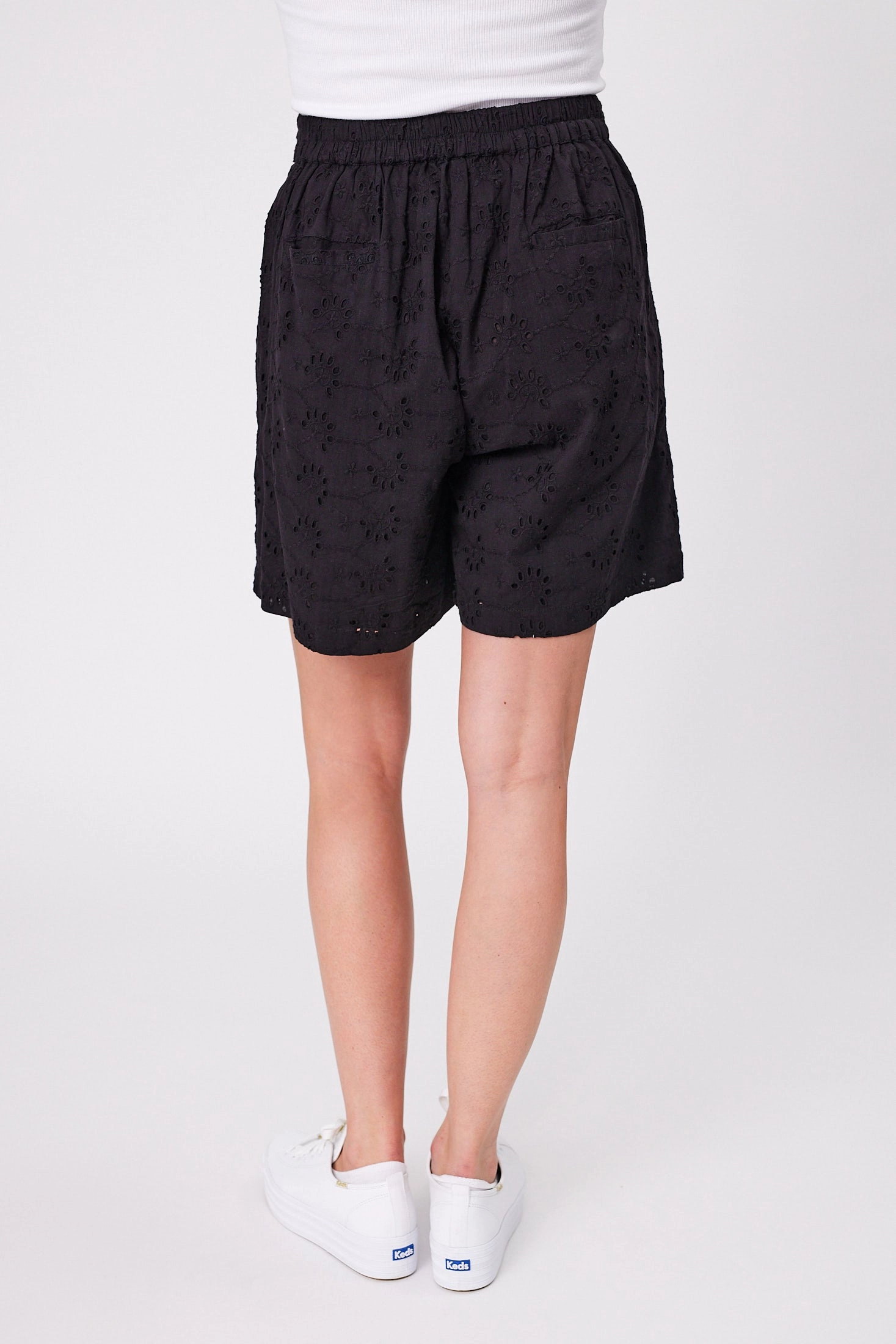 Gloss by Shine On Xanthe Broderie Shorts