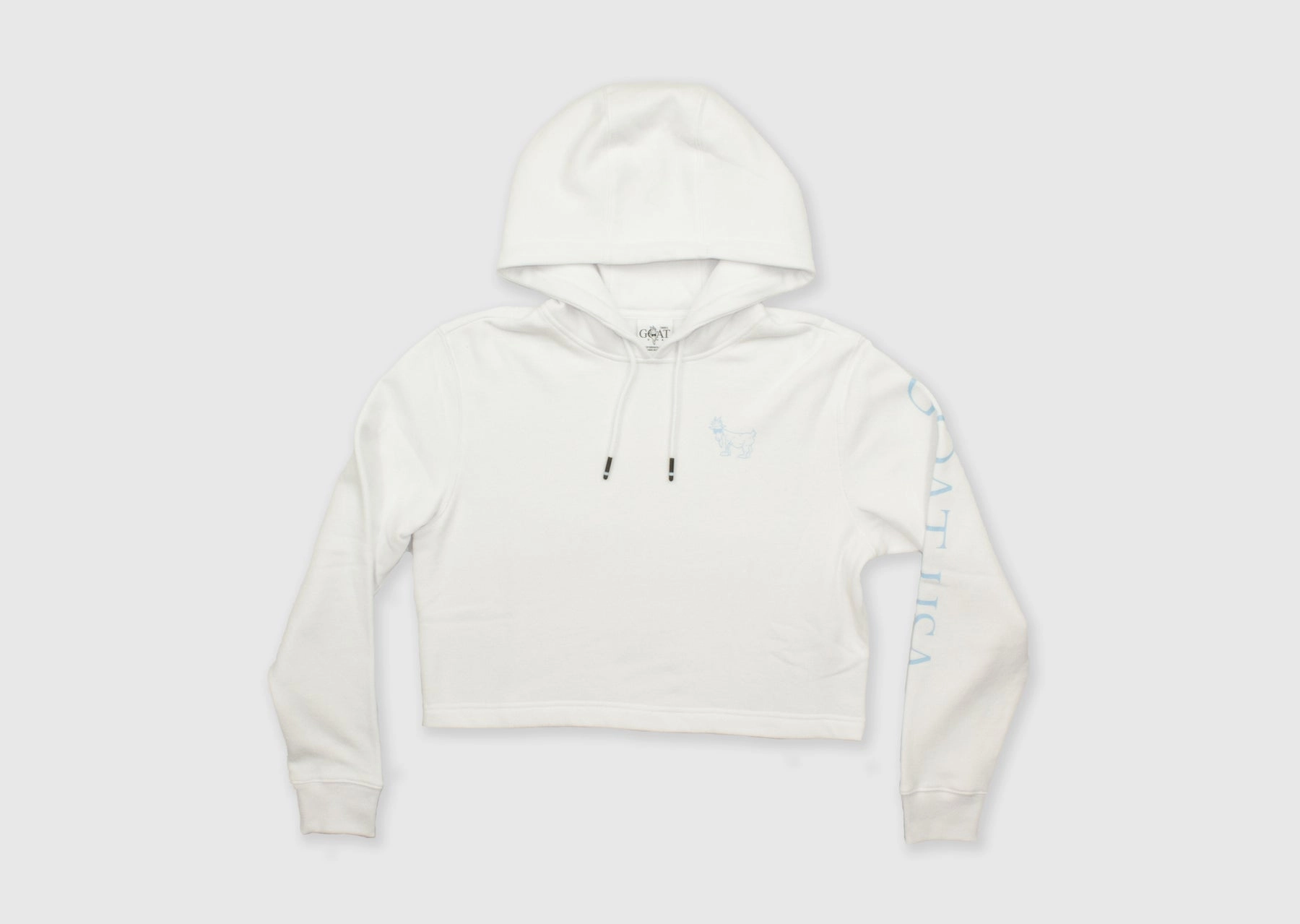 Goat Usa Girls Cropped Hooded Sweatshirt
