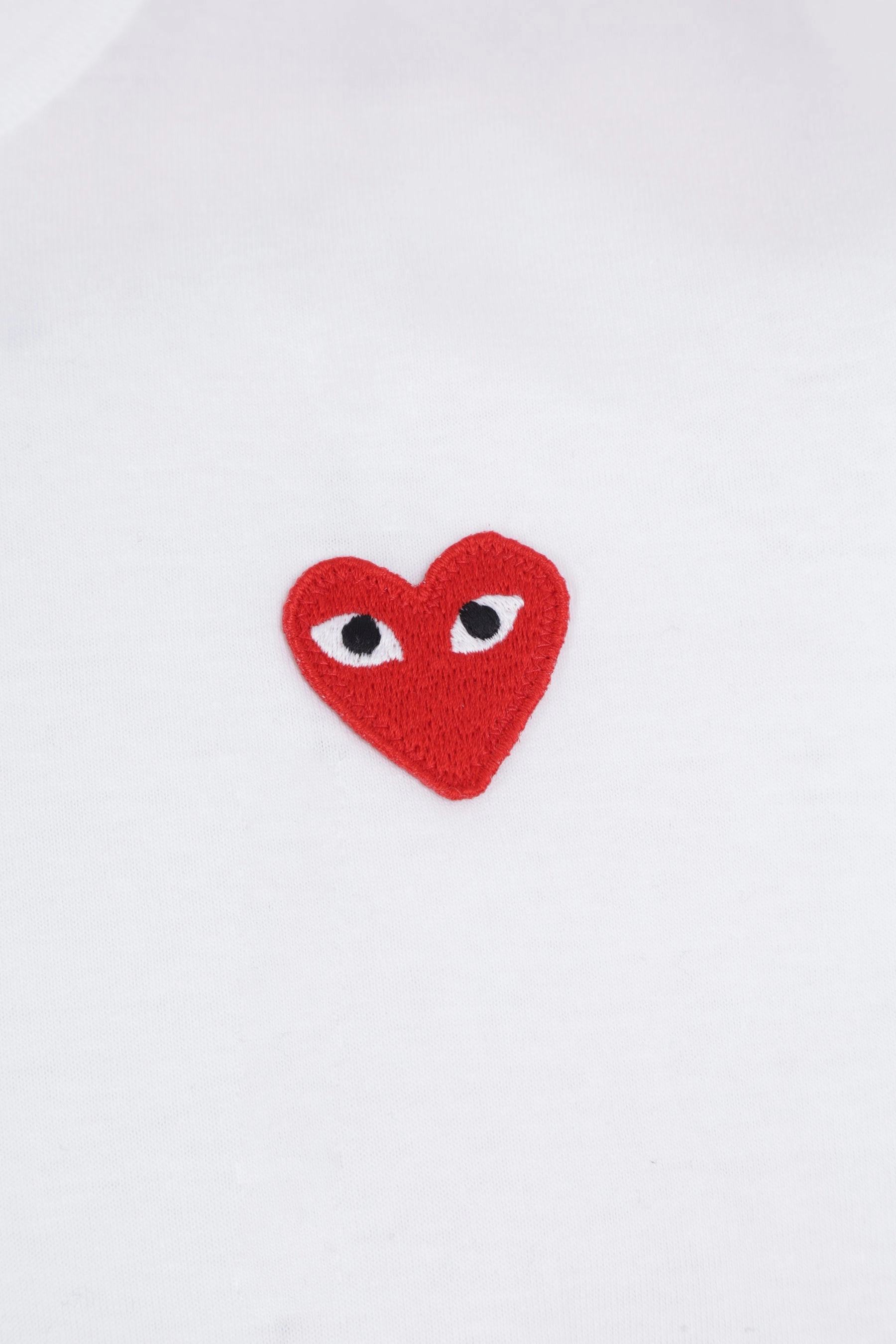 Heart logo patch cotton t-shirt
