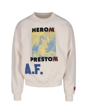 Heron Preston Graphic Printed Crewneck Sweatshirt