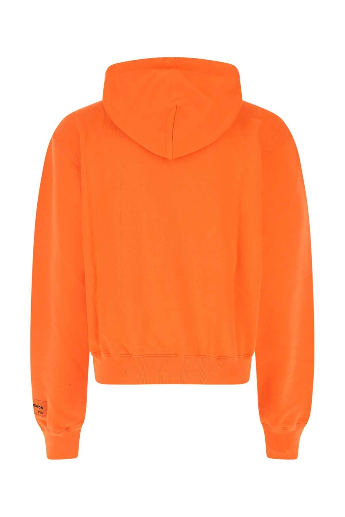 Heron Preston Logo Patch Drawstring Hoodie