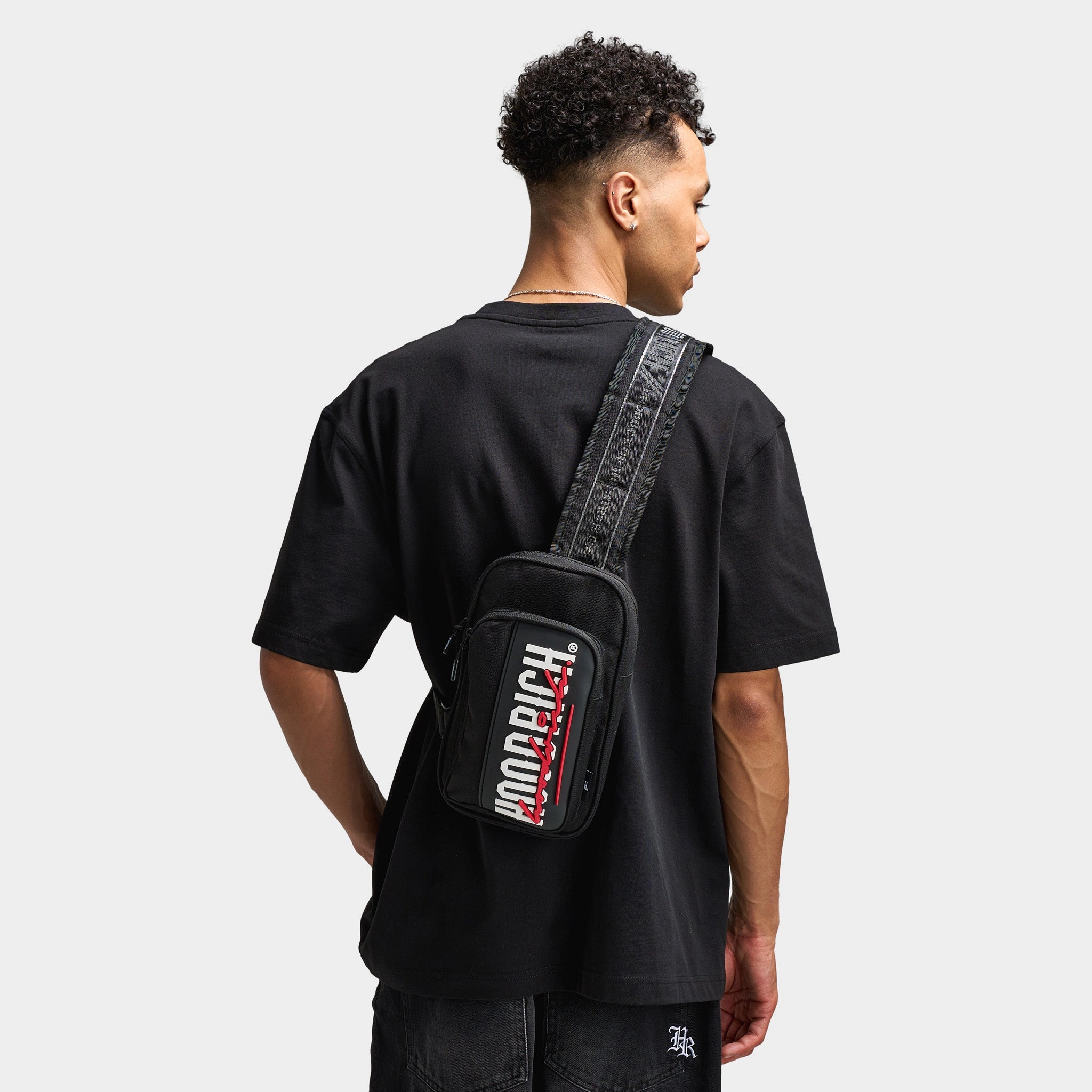 Hoodrich Fusion Sling Bag Black / White - Red