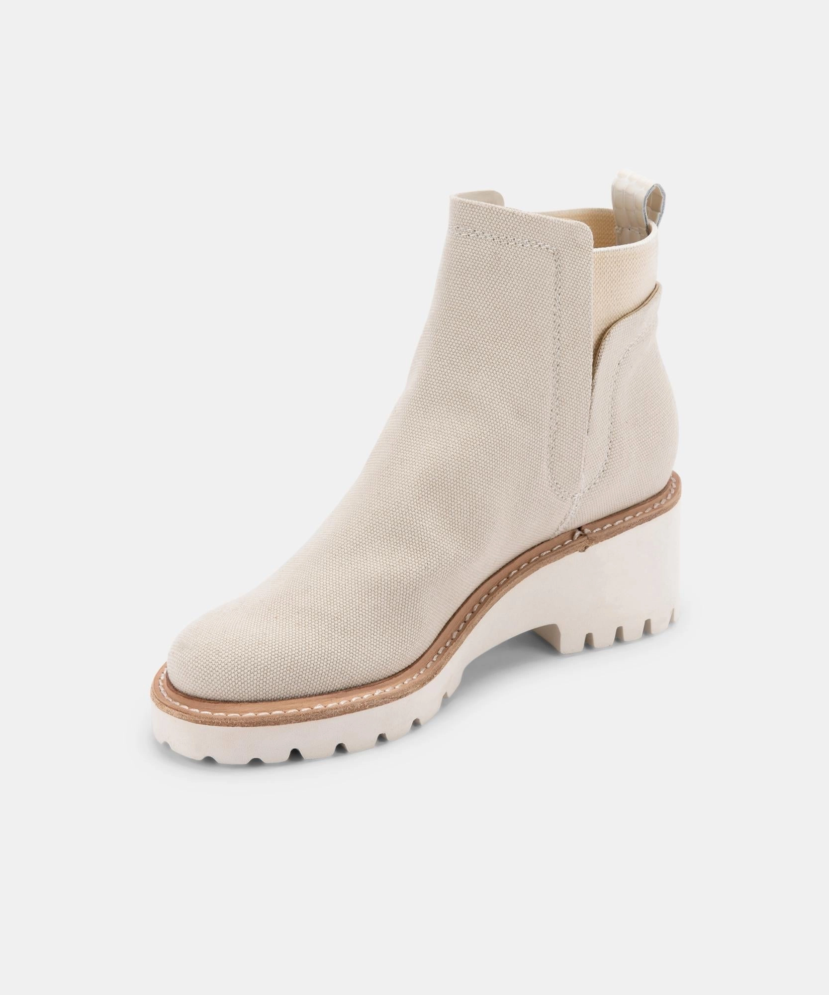 HUEY BOOTIES SANDSTONE CANVAS - re:vita