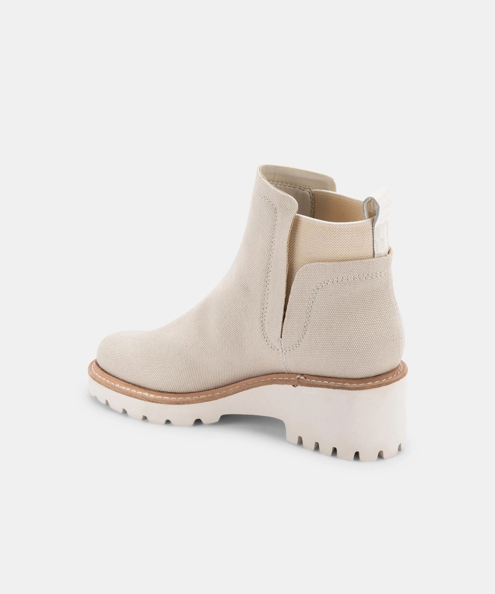 HUEY BOOTIES SANDSTONE CANVAS - re:vita