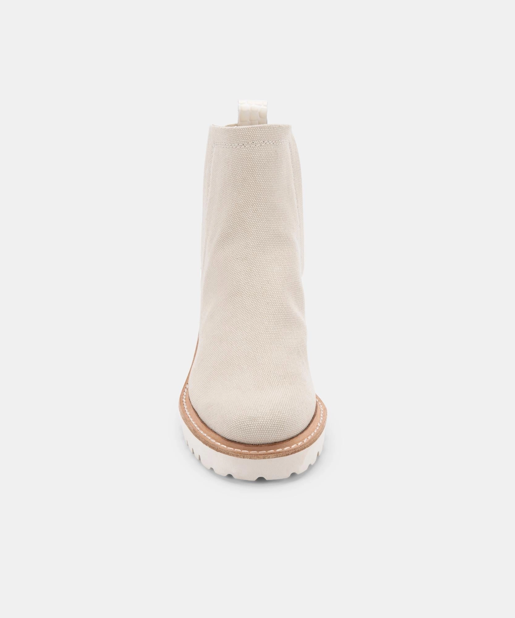 HUEY BOOTIES SANDSTONE CANVAS - re:vita