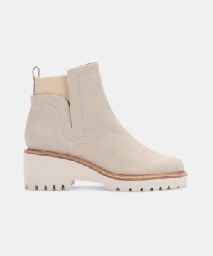 HUEY BOOTIES SANDSTONE CANVAS - re:vita
