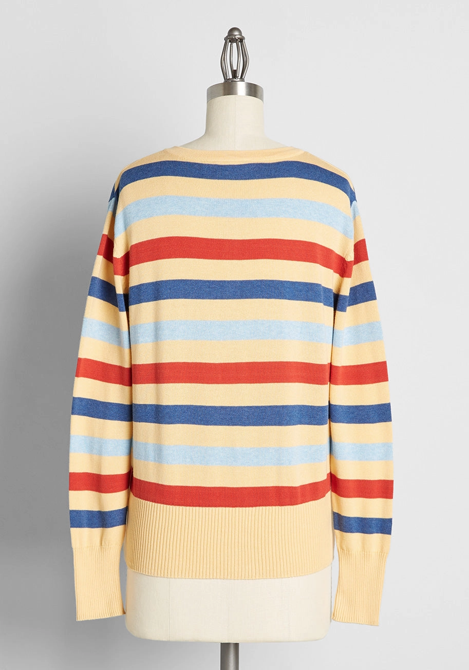 Hyped and Striped Cardigan