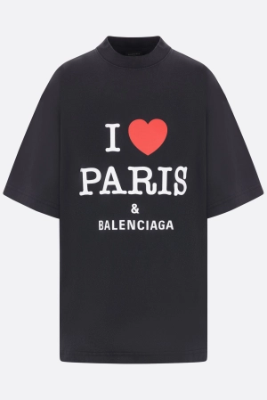 I Love Paris & Balenciaga cotton t-shirt