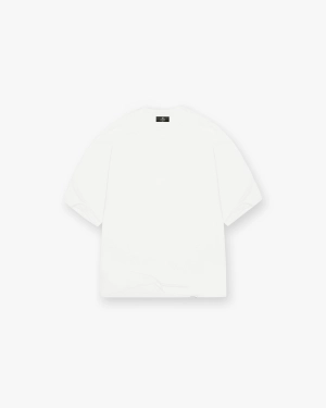 Initial Boxy T-Shirt - Flat White