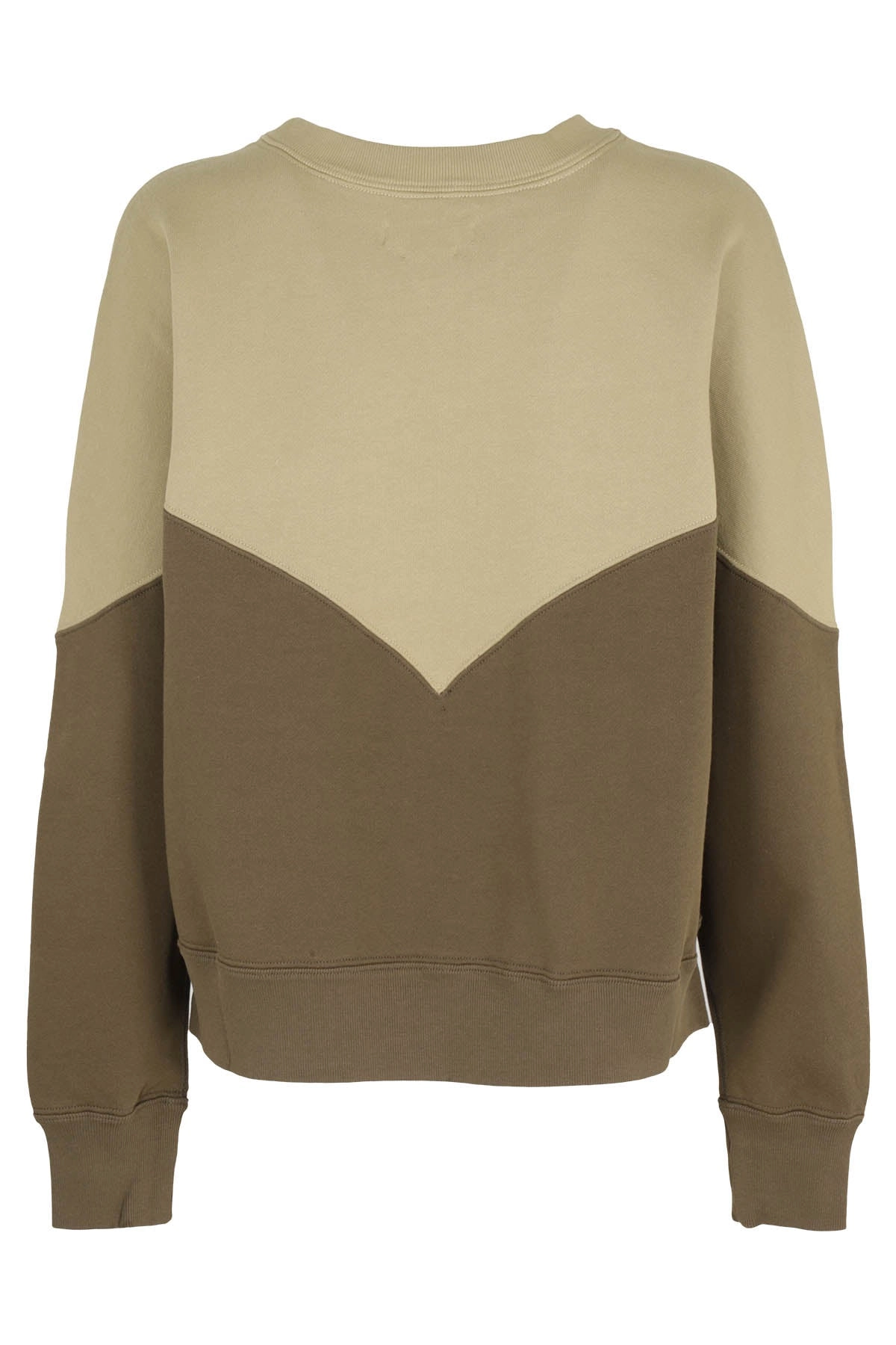 Isabel Marant Étoile Logo Print Two-Tone Sweater