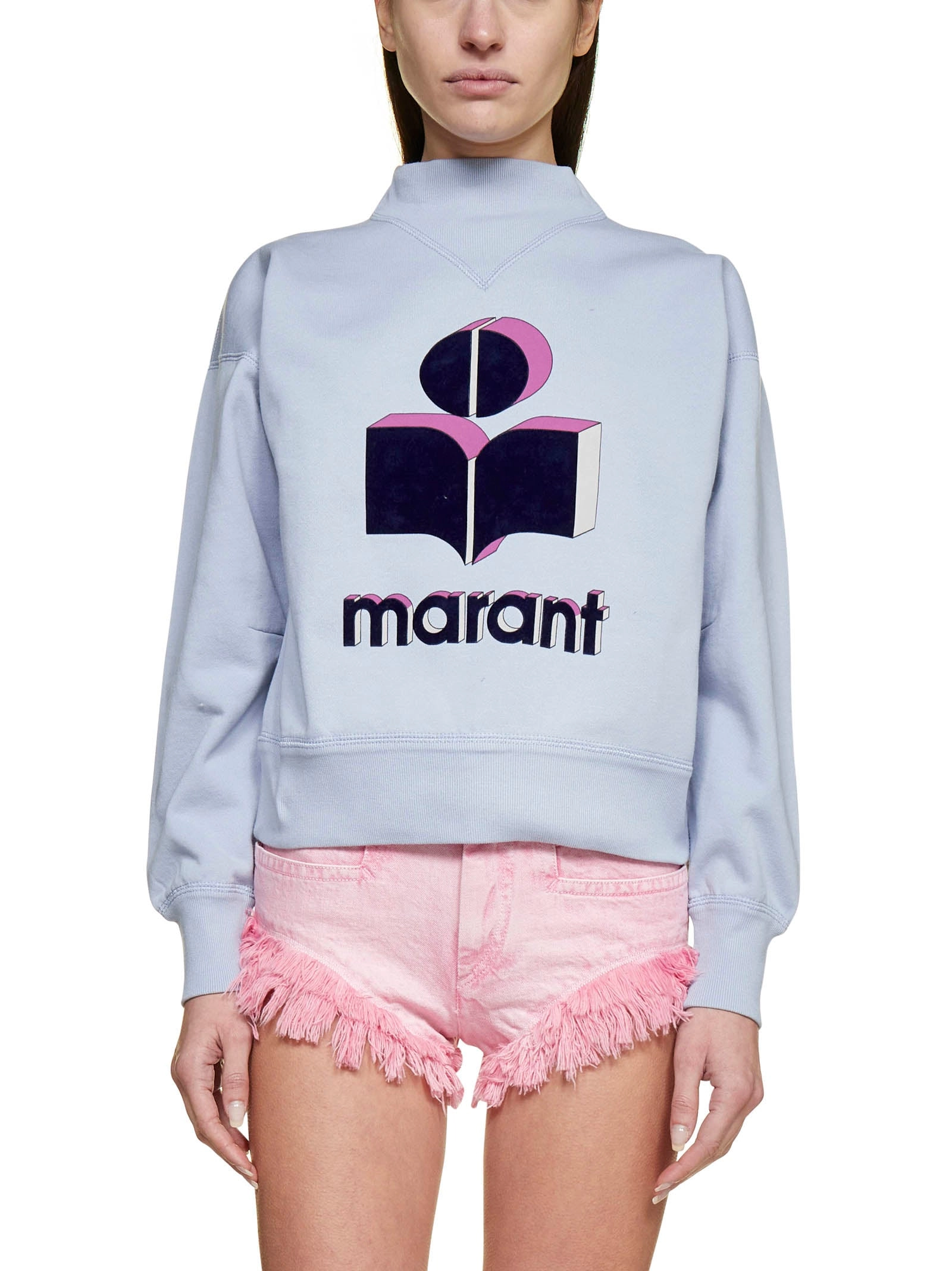 Isabel Marant Étoile Moby Logo Printed Sweatshirt