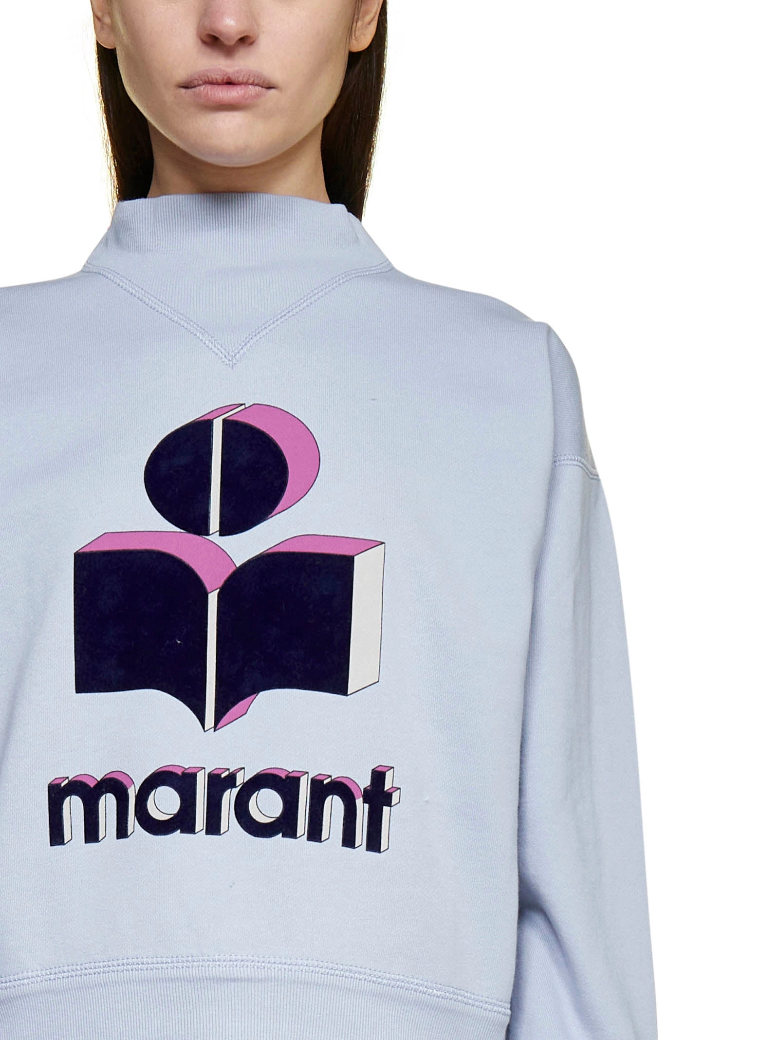 Isabel Marant Étoile Moby Logo Printed Sweatshirt