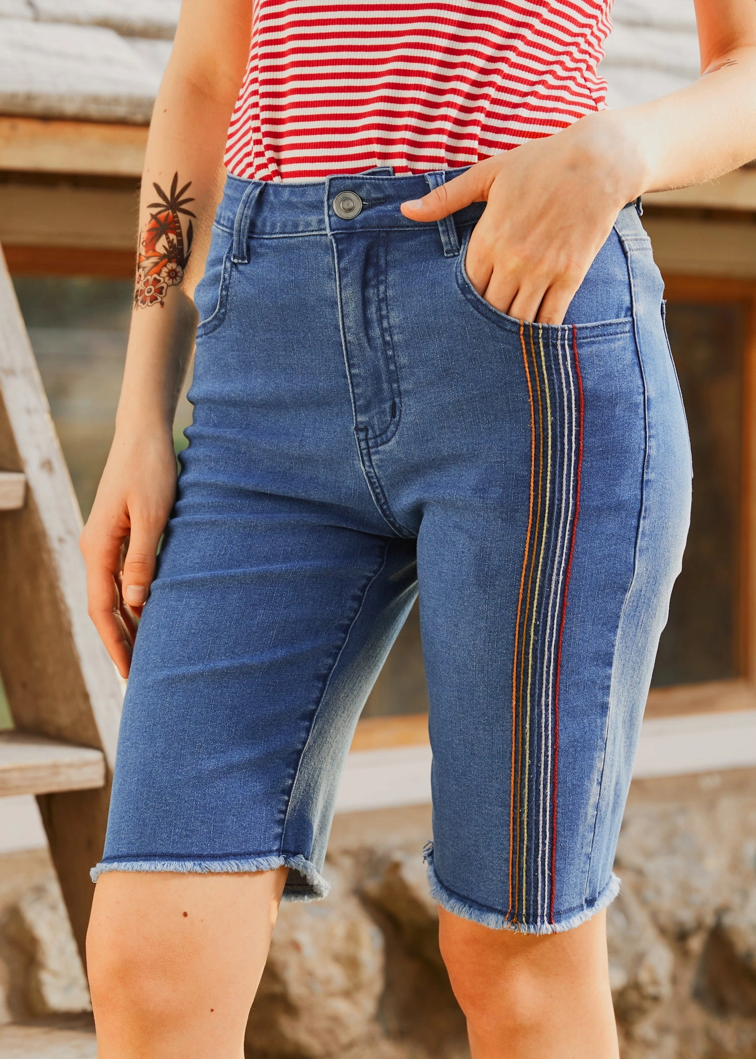 Just Bloomed Bermuda Shorts