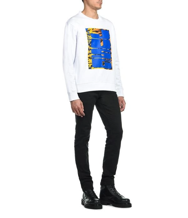 Just Cavalli Graphic Print Crewneck Sweater