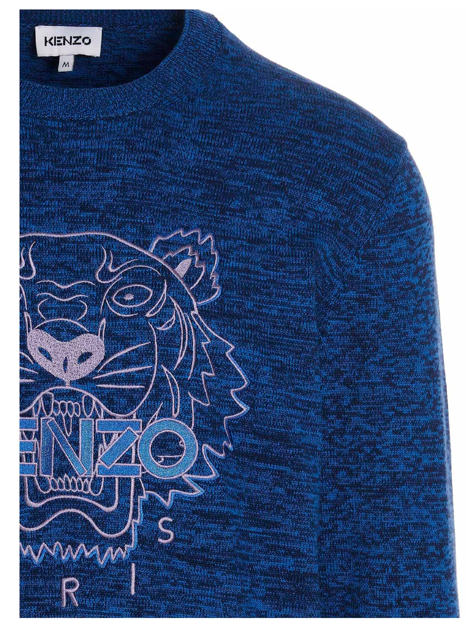 Kenzo Logo Embroidered Crewneck Sweater