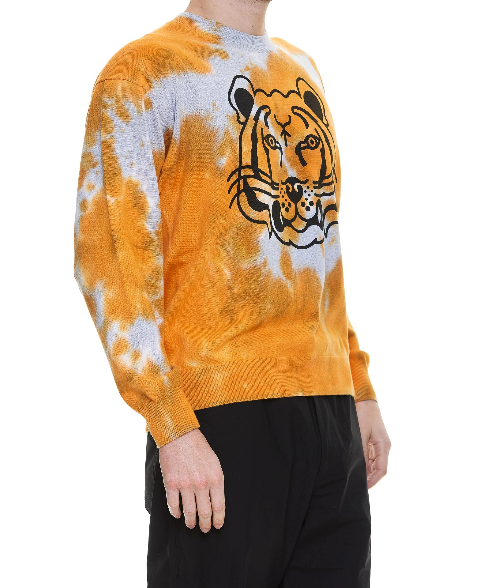 Kenzo Tie-Dyed Tiger Detailed Sweatshirt