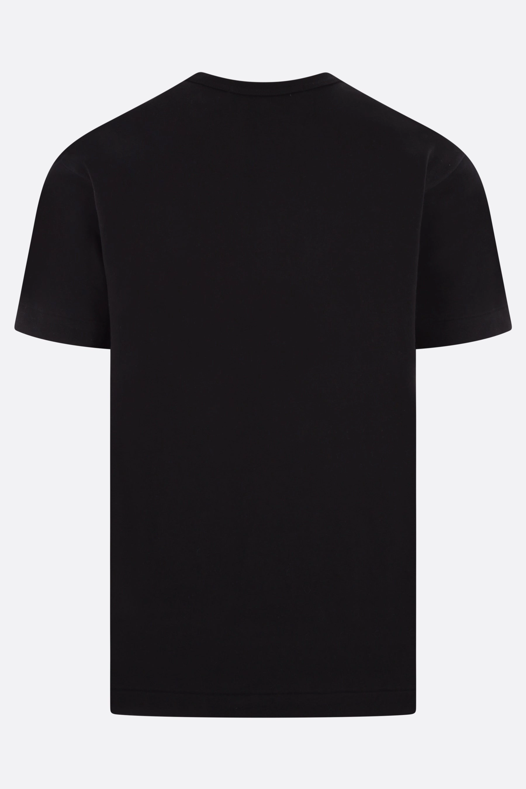 lamé Heart patch cotton t-shirt