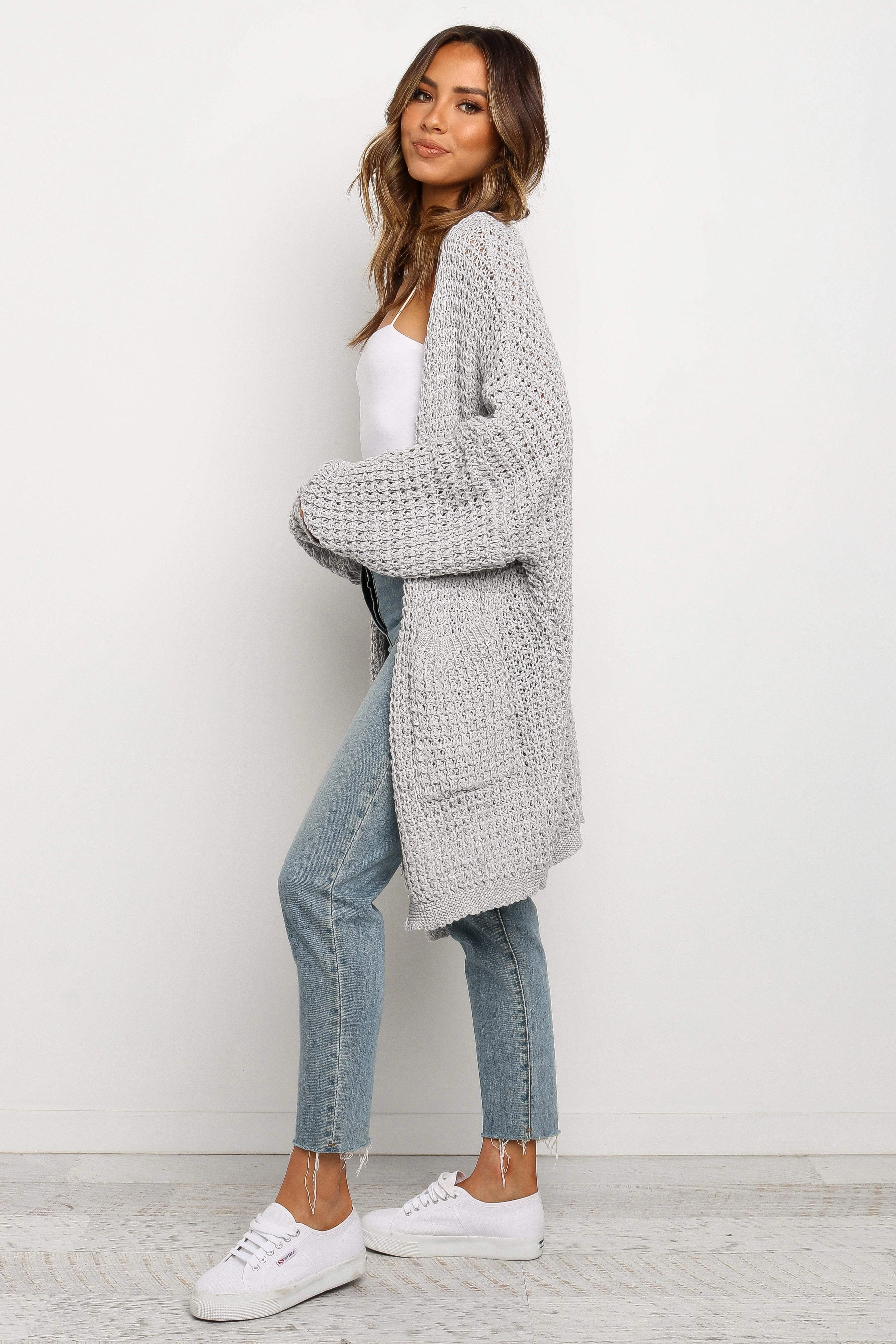 Leyonie Cardigan - Grey