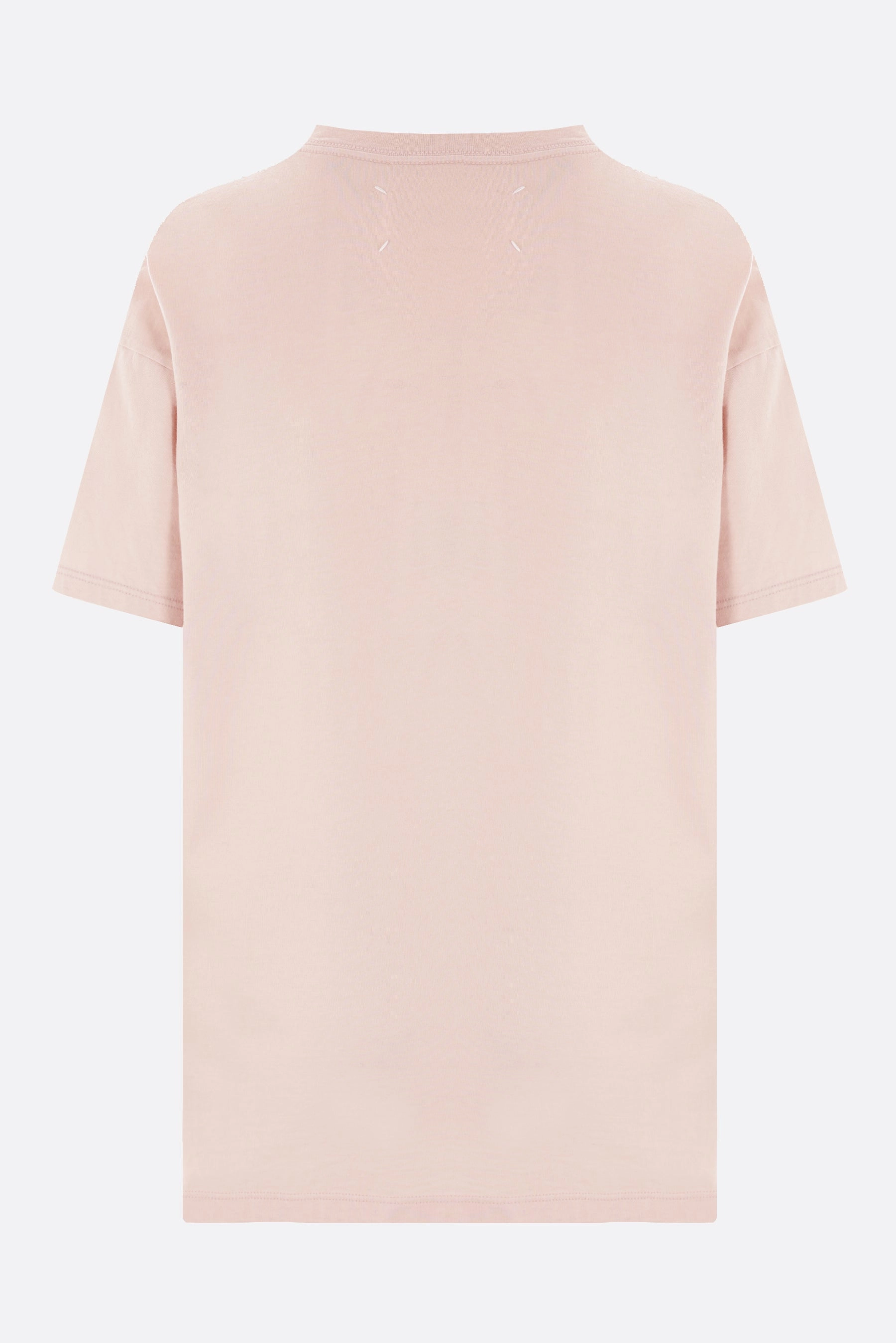 logo embroidered cotton t-shirt